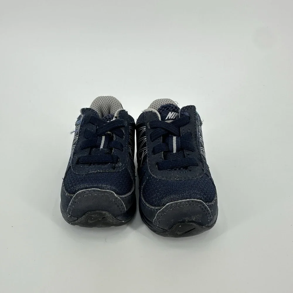 Y2K Nike Shox Turbo Sneakers Size 3C Blue Baby Toddler 2010 Cool Kid Streetwear